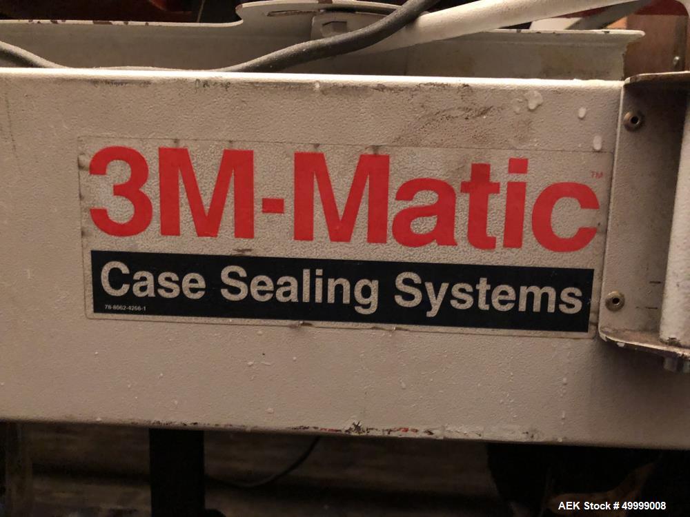 Used 3M Adjustable Case Sealer with Top Tape Applicator