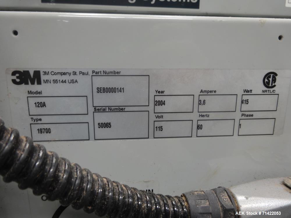 Used 3M Model 120A Adjustable Case Sealer