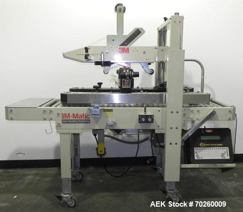 Used 3M Model 12A Semi Automatic Top & Bottom Case Sealer. Capable of speeds up to 23 cases per minute. Has a case size range: (Length) 5.87" L to unlimited (Width) 4.5" to 20" (Height) 4.75" to 20"....