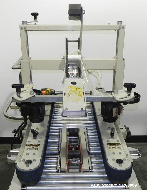 Used 3M Model 12A Semi Automatic Top & Bottom Case Sealer. Capable of speeds up to 23 cases per minute. Has a case size range: (Length) 5.87" L to unlimited (Width) 4.5" to 20" (Height) 4.75" to 20"....