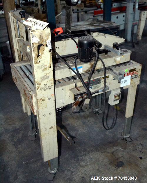Used 3M 12A-18600 SemiAuto Adjustable Top Case Taper capable of speeds up to 27 cpm depending on application and operator dexterity. Case size range of:  6" - unlimited length x 4 1/2" - 20" wide x 4...