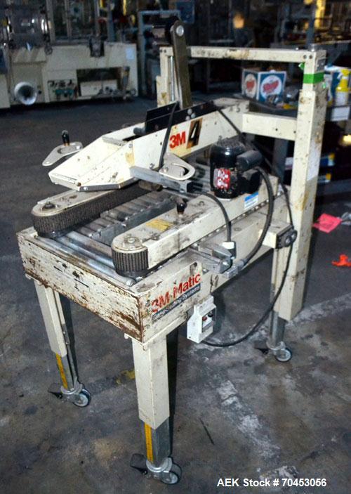 Used- 3M 12A-18600 Semi-Auto Adjustable Top Case Taper capable of speeds up to 27 cpm depending on application and operator ...