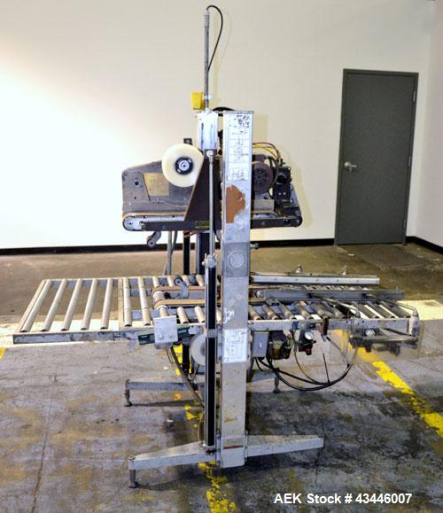 Used 3M-Matic 7R-KS Random Top And Bottom Box Sealer, Model 178, Carbon Steel.