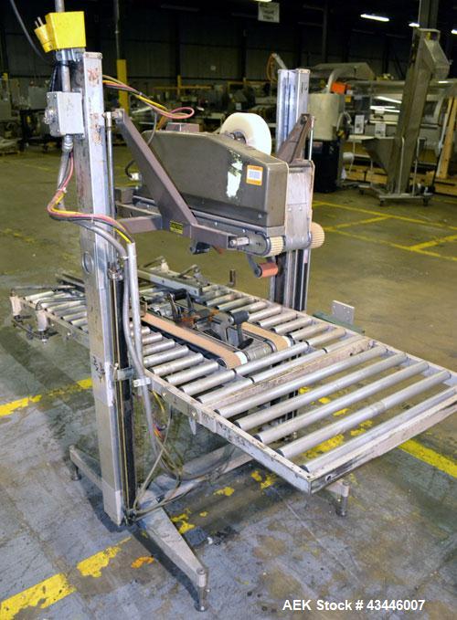 Used 3M-Matic 7R-KS Random Top And Bottom Box Sealer, Model 178, Carbon Steel.