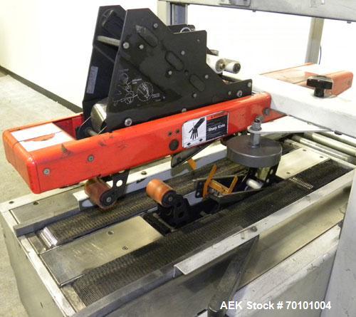 Used 3M-Matic Top and Bottom Adjustable Case Sealer, Model 200A, Type 19000, Carbon Steel. Up to 40 cases per minute. Case size range: length 6’’ to unlimited, width 6’’ to 21.5’’, height 4.75" to 28...