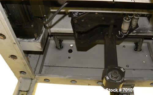 Used 3M-Matic Top and Bottom Adjustable Case Sealer, Model 200A, Type 19000, Carbon Steel. Up to 40 cases per minute. Case size range: length 6’’ to unlimited, width 6’’ to 21.5’’, height 4.75" to 28...