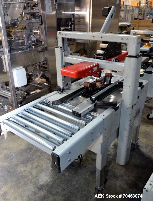 Used 3M-Matic Model 200A Top Only Adjustable Case Sealer. Up to 40 cases per minute, minimum case size 6” wide x 4.75” high x 6”' long, maximum case size 21.5” wide x 24.5” to 28.5” high x unlimited ...