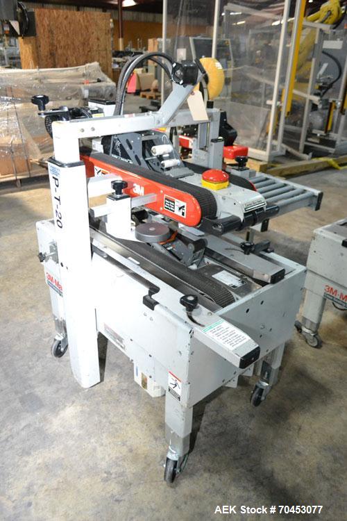 Used 3M-Matic Model 200A Top Only Adjustable Case Sealer. Up to 40 cases per minute, minimum case size 6” wide x 4.75” high x 6”' long, maximum case size 21.5” wide x 24.5” to 28.5” high x unlimited ...