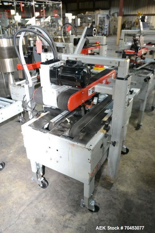 Used 3M-Matic Model 200A Top Only Adjustable Case Sealer. Up to 40 cases per minute, minimum case size 6” wide x 4.75” high x 6”' long, maximum case size 21.5” wide x 24.5” to 28.5” high x unlimited ...