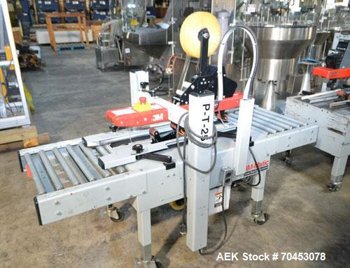 Used 3M-Matic Model 200A Top Only Adjustable Case Sealer. Up to 40 cases per minute, minimum case size 6” wide x 4.75” high x 6”' long, maximum case size 21.5” wide x 24.5” to 28.5” high x unlimited ...