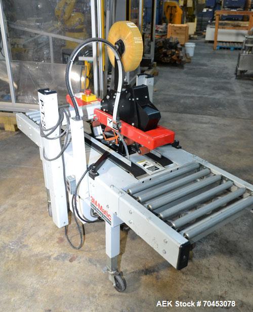 Used 3M-Matic Model 200A Top Only Adjustable Case Sealer. Up to 40 cases per minute, minimum case size 6” wide x 4.75” high x 6”' long, maximum case size 21.5” wide x 24.5” to 28.5” high x unlimited ...