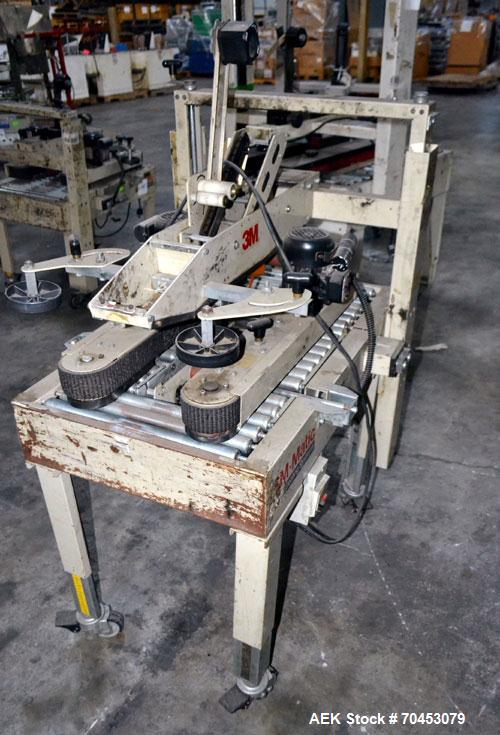 Used 3M 12A-18600 Semi auto adjustable top case taper capable of speeds up to 27 cpm depending on application, and operator dexterity. Case size range of: 6" - unlimited L x 4 1/2" - 20" W x 4 3/4" -...