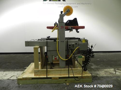 Used 3M-Matic Model 200A Top Only Adjustable Case Sealer. Up to 40 cases per minute, minimum case size 6" wide x 4.75" high x 6"' long, maximum case size 21.5" wide x 24.5" to 28.5" high x unlimited ...