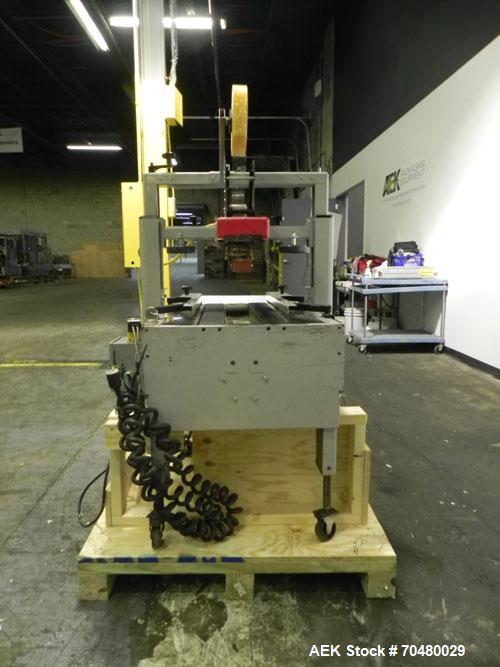 Used 3M-Matic Model 200A Top Only Adjustable Case Sealer. Up to 40 cases per minute, minimum case size 6" wide x 4.75" high x 6"' long, maximum case size 21.5" wide x 24.5" to 28.5" high x unlimited ...