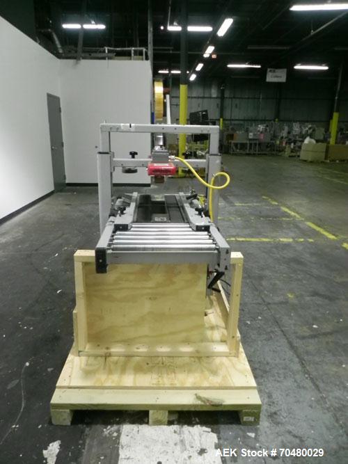 Used 3M-Matic Model 200A Top Only Adjustable Case Sealer. Up to 40 cases per minute, minimum case size 6" wide x 4.75" high x 6"' long, maximum case size 21.5" wide x 24.5" to 28.5" high x unlimited ...