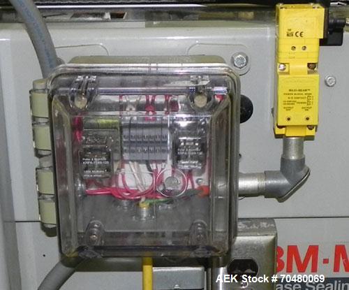 Used 3M-Matic Top & Bottom Adjustable Case Sealer, Model 200A, Type 29200, Carbon Steel. Up to 40 cases per minute, minimum case size 6" wide x 4.75" high x 6'' long, maximum case size 21.5" wide x 2...