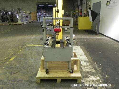 Used 3M-Matic Top Only Adjustable Case Sealer, Model 200A, Type 39600, Carbon Steel. Up to 40 cases per minute. Case size range:  length 6 to unlimited, width 6 to 21.5, height 4.75" to 28.5 high. Ma...