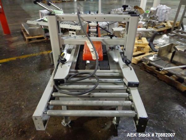 Used 3M Model 200A, Type 19000 Case Sealer. Top and bottom seal, 115 volt, serial# 1813.