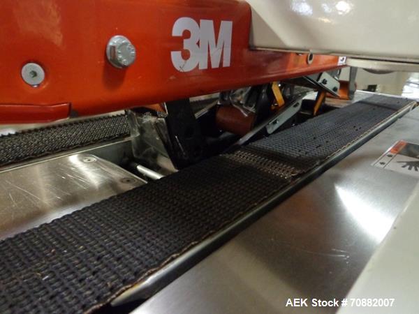 Used 3M Model 200A, Type 19000 Case Sealer. Top and bottom seal, 115 volt, serial# 1813.