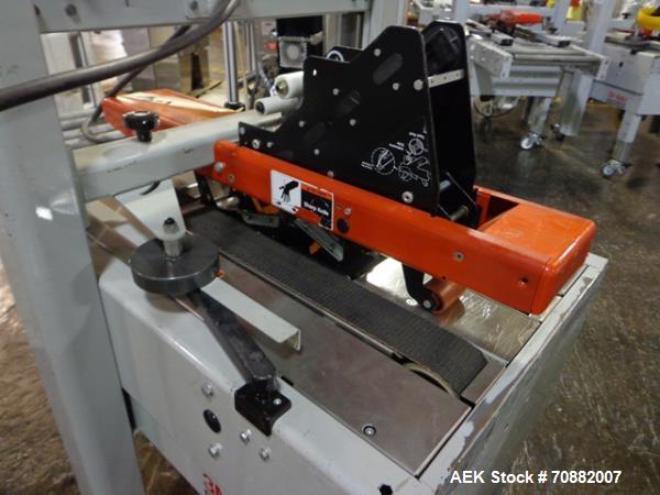 Used 3M Model 200A, Type 19000 Case Sealer. Top and bottom seal, 115 volt, serial# 1813.