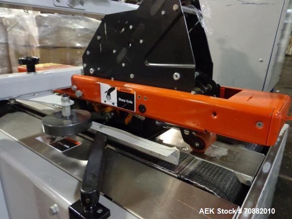Used 3M Model 200A, Type 19000 Top and Bottom Adjustable Case Sealer. Up to 40 cases per minute, minimum case size 6" wide x 4.75" high x 6"' long, maximum case size 21.5" wide x 24.5" to 28.5" high ...