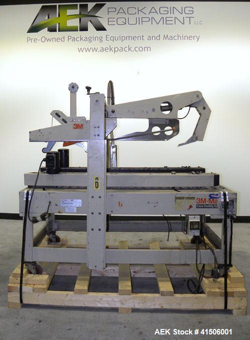 Used- 3M-Matic Top Only Adjustable Case Sealer, Model 12AF, Type 48800, Carbon Steel. Capable of speeds up to 26 cases per m...