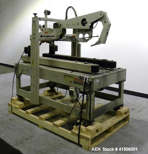 Used 3M-Matic Top Only Adjustable Case Sealer, Model 12AF, Type 48800, Carbon Steel. Capable of speeds up to 26 cases per minute. Minimum case size 6" wide x 4.75" high x 6" long, maximum case size 2...