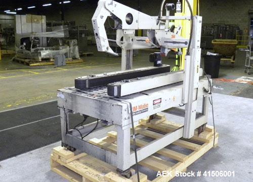 Used 3M-Matic Top Only Adjustable Case Sealer, Model 12AF, Type 48800, Carbon Steel. Capable of speeds up to 26 cases per minute. Minimum case size 6" wide x 4.75" high x 6" long, maximum case size 2...