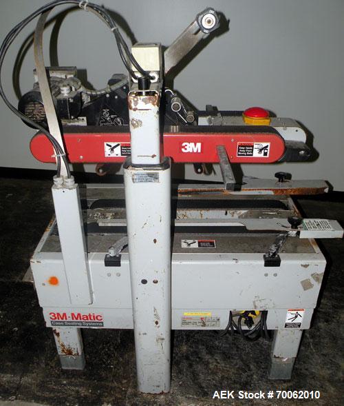 Used 3M-Matic Top Only Adjustable Case Sealer, Model 700A, Type 29200, Carbon Steel. Up to 30 cases per minute. Case size range: length 6 to unlimited, width 6 to 21-1/2, height 4-3/4 to 24-1/2. Manu...