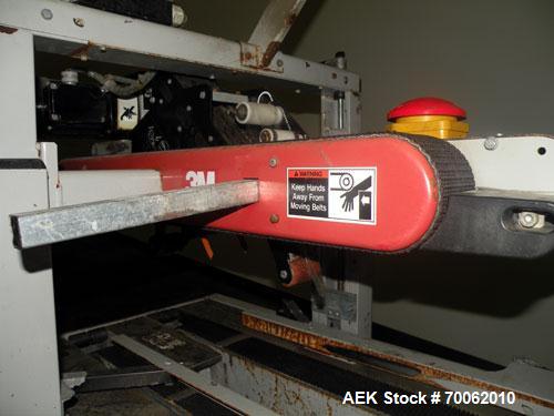 Used 3M-Matic Top Only Adjustable Case Sealer, Model 700A, Type 29200, Carbon Steel. Up to 30 cases per minute. Case size range: length 6 to unlimited, width 6 to 21-1/2, height 4-3/4 to 24-1/2. Manu...