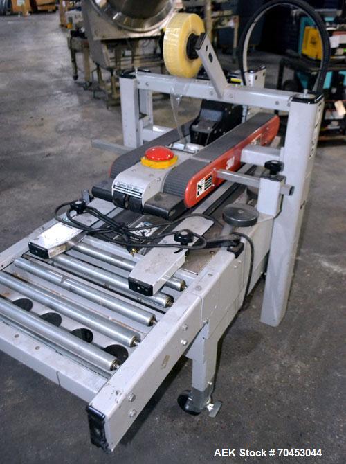 Used 3M-Matic Top And Bottom Adjustable Case Sealer, Model 700A, Type 29200, Carbon Steel. Up to 30 cases per minute. Case size range Length 6” to unlimited, Width 6” to 21-1/2”, Height 4-3/4” to 24-...