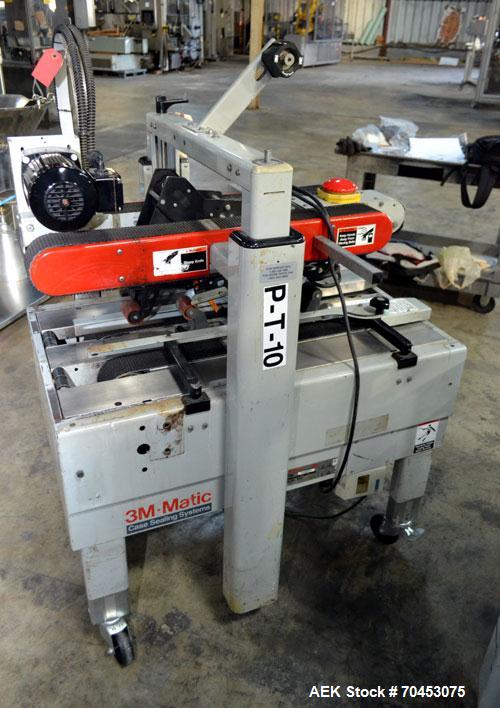 Used 3M-Matic Model 700A Top Only Adjustable Case Sealer. Up to 40 cases per minute, minimum case size 6” wide x 4.75” high x 6”' long, maximum case size 21.5” wide x 24.5” to 28.5” high x unlimited ...