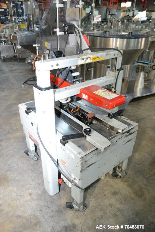 Used 3M-Matic Model 700A Top Only Adjustable Case Sealer. Up to 40 cases per minute, minimum case size 6” wide x 4.75” high x 6”' long, maximum case size 21.5” wide x 24.5” to 28.5” high x unlimited ...