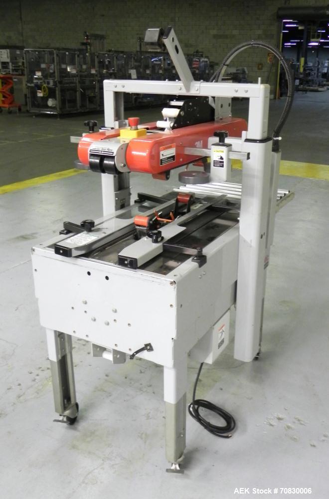 Used 3M-Matic 700A Top and Bottom Adjustable Case Sealer. Type 29200 is capable of speeds up to 30 cases per minute. Case size range: length 6’’ to unlimited, width 6’’ to 21-1/2’’, height 4-3/4’’ to...