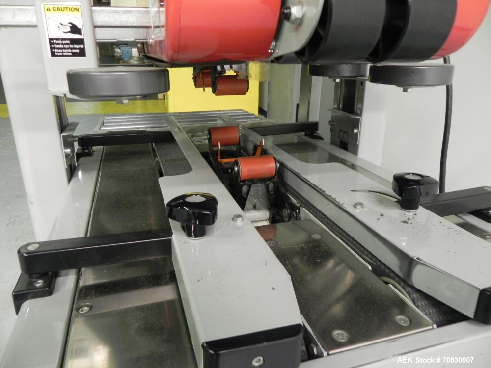 Used 3M-Matic 700A Top and Bottom Adjustable Case Sealer. Type 29200 is capable of speeds up to 30 cases per minute. Case size range: length 6’’ to unlimited, width 6’’ to 21-1/2’’, height 4-3/4’’ to...