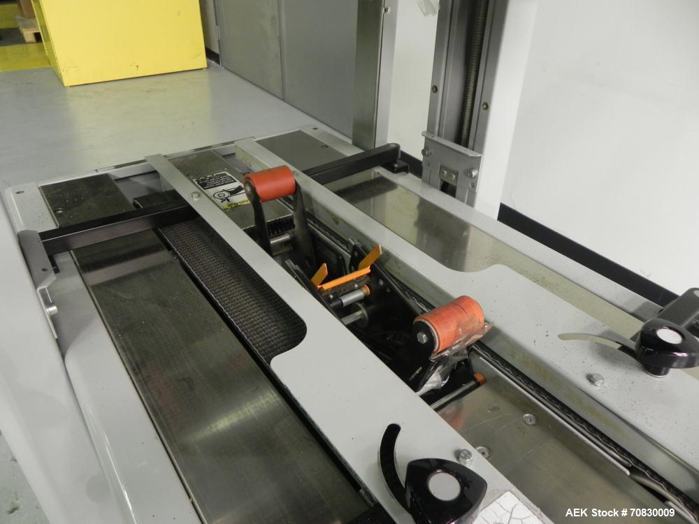 Used 3M-Matic 700A Top and Bottom Adjustable Case Sealer. Type 29200 is capable of speeds up to 30 cases per minute. Case size range: length 6’’ to unlimited, width 6’’ to 21-1/2’’, height 4-3/4’’ to...