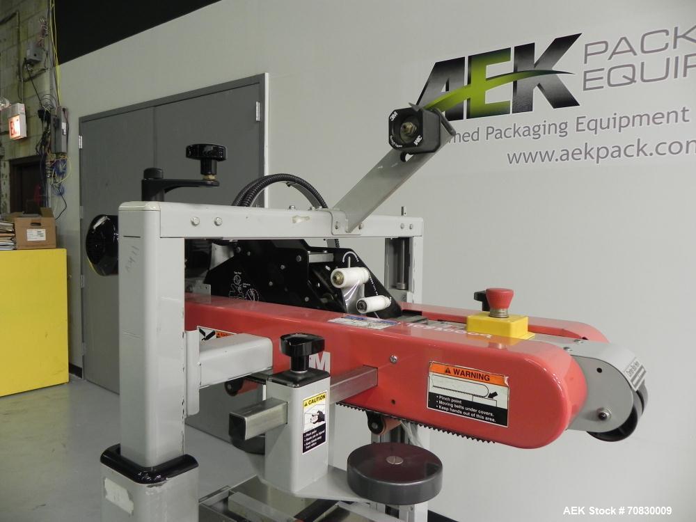 Used 3M-Matic 700A Top and Bottom Adjustable Case Sealer. Type 29200 is capable of speeds up to 30 cases per minute. Case size range: length 6’’ to unlimited, width 6’’ to 21-1/2’’, height 4-3/4’’ to...