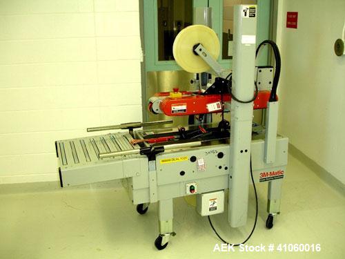 Used 3M Top and Bottom Case Taper, Model 700R, Type 39600. Maximum 2" wide Top and bottom tape heads, 115 volt, serial #11182.