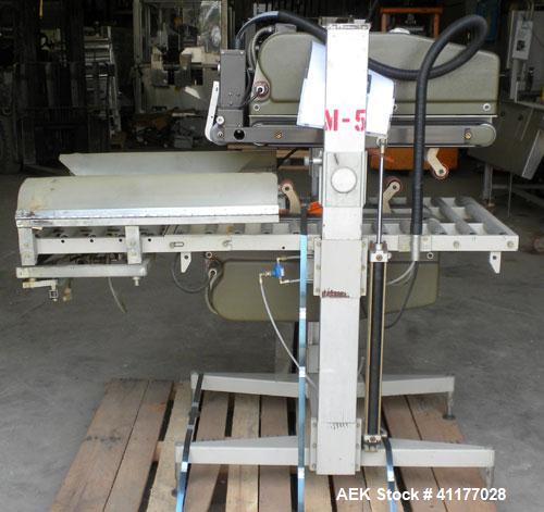 Used 3M-Matic Top and Bottom Random Case Sealer, model 7R, type 176, carbon steel. Up to 10 cases per minute. Case size range: length 6’’ to unlimited, width 5.6’’ to 20.7’’, height 5.2’’ to 19.8’’. ...
