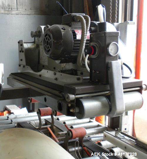 Used 3M-Matic Top and Bottom Random Case Sealer, model 7R, type 176, carbon steel. Up to 10 cases per minute. Case size range: length 6’’ to unlimited, width 5.6’’ to 20.7’’, height 5.2’’ to 19.8’’. ...