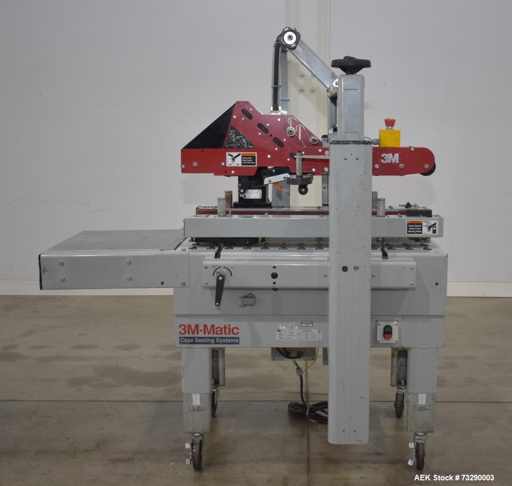 Used 3M Model 800 ASB (Type 29600) Adjustable Top and Bottom Case Sealer - 2" Wide Tape Head