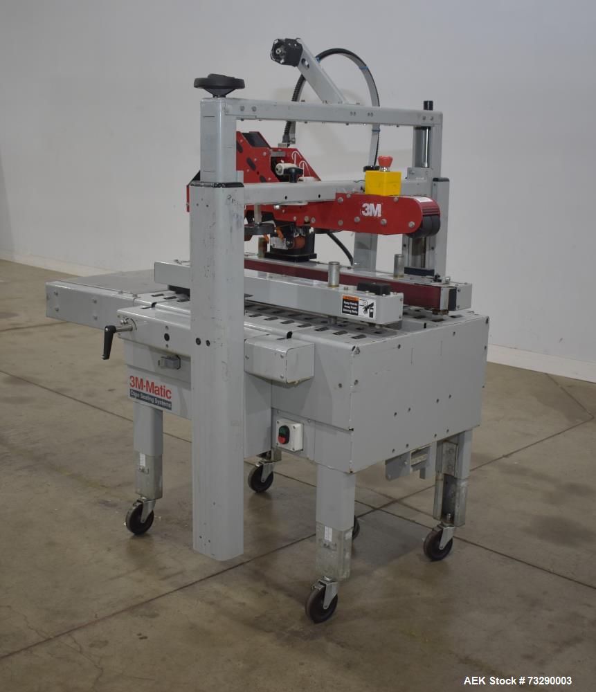 Used 3M Model 800 ASB (Type 29600) Adjustable Top and Bottom Case Sealer - 2" Wide Tape Head