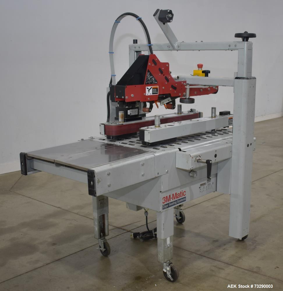 Used 3M Model 800 ASB (Type 29600) Adjustable Top and Bottom Case Sealer - 2" Wide Tape Head