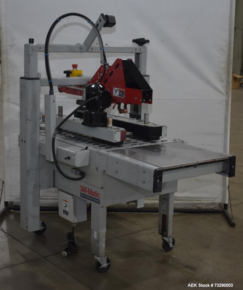 Used 3M Model 800 ASB (Type 29600) Adjustable Top and Bottom Case Sealer - 2" Wide Tape Head