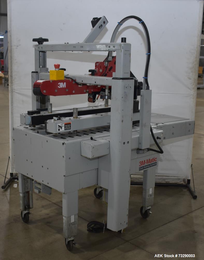 Used 3M Model 800 ASB (Type 29600) Adjustable Top and Bottom Case Sealer - 2" Wide Tape Head