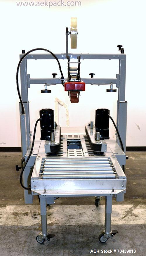 Used 3M-Matic 800A Top Only Adjustable Case Sealer, Type 39600, Carbon Steel. Capable of speeds up to 40 cases per minute. Box capacities Length 6" to unlimited, Width 4.5’’ to 21.5’’, Height 4.75’’ ...
