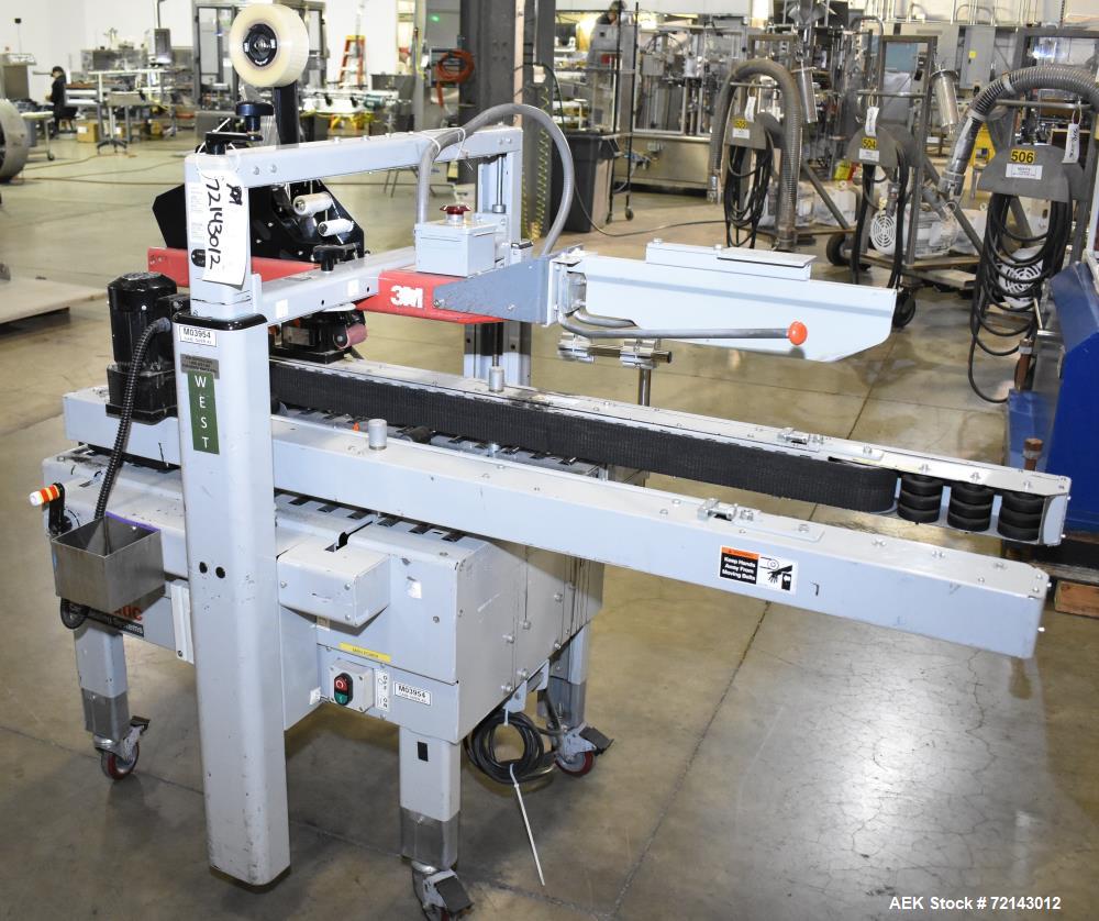 Used 3M-Matic Automatic Top and Bottom Case Sealer, Model 800asb