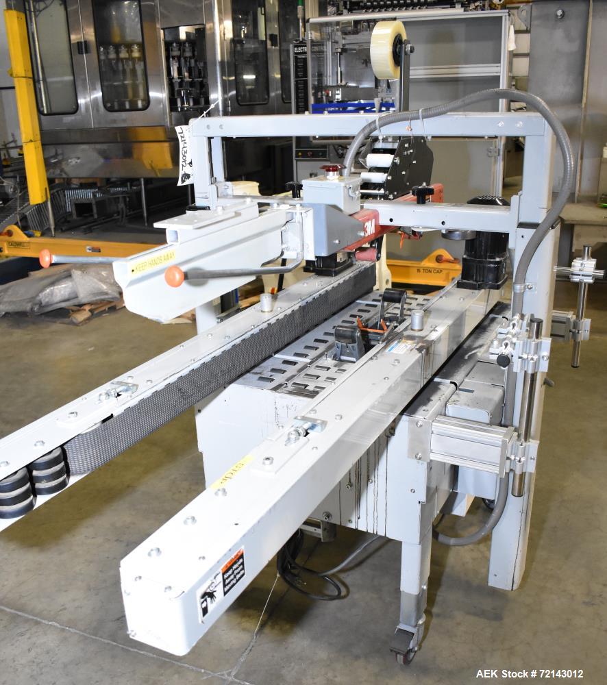 Used- 3M-Matic Automatic Top and Bottom Case Sealer, Model 800asb