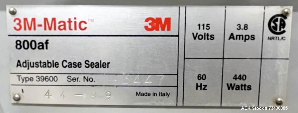 3M-Matic 800af Adjustable Box Sealer | 28 Cases per Minute Performance