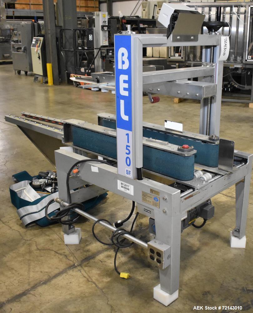 Used- Belcor Semi-Automatic Uniform Top and Bottom Case Sealer, Model 150SF